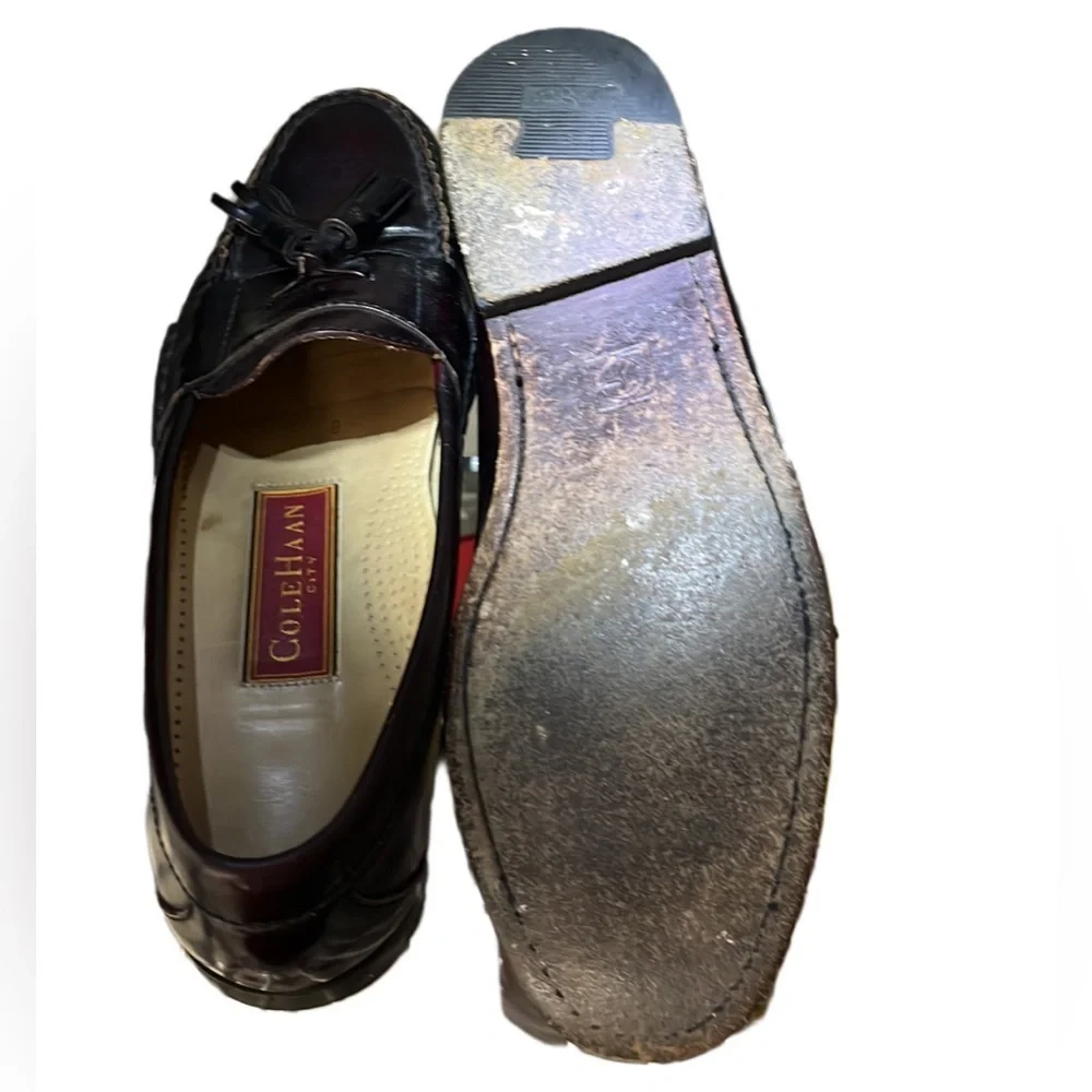 Men’s Vintage Cole Haan City Tassel Loafers Size 9